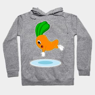 Carrot Swimming Water jumping Hoodie